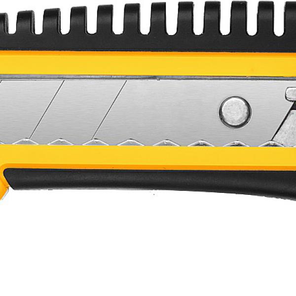 Нож 25мм STAYER "PROFI" механический фиксатор, двухкомп.корп./09141