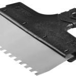 Шпатель 6х6мм, 200мм зубчатый нержавеющий ФАСАДНЫЙ ЗУБР "Мастер" 10078-20-06