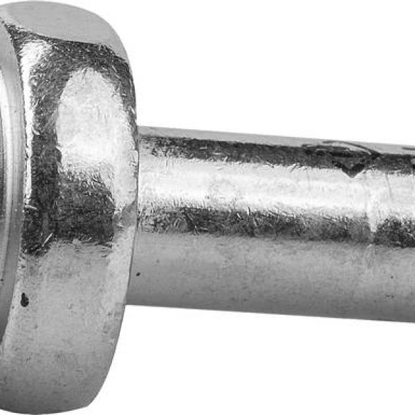 Переходник ЗУБР "МАСТЕР" оцинкованный, "дрель-УШМ" для опорных тарелок, d 8 мм М14 35787-S