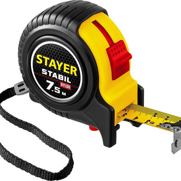 Рутетка STAYER STABIL 7,5м / 25мм 34131-075